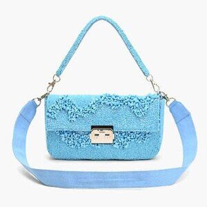 Azure Blue Skyline Shoulder Bag